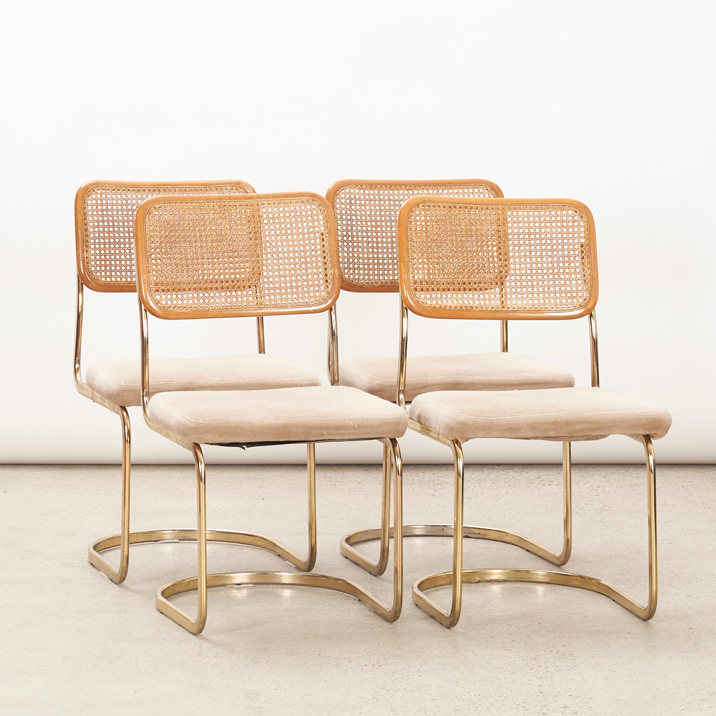 Set of 4 Cesca Style Dining Chairs