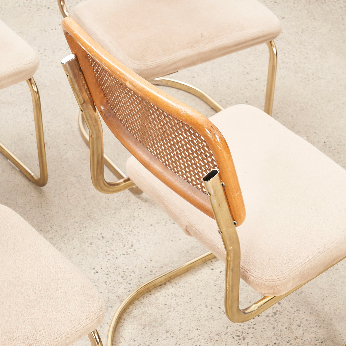 Set of 4 Cesca Style Dining Chairs