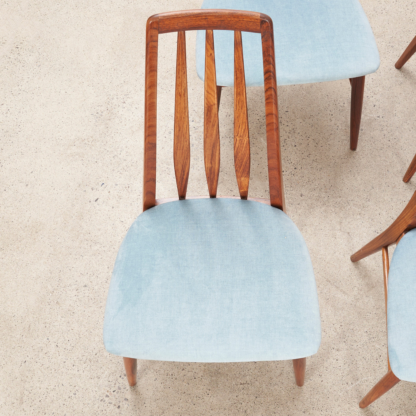 Set of 6 Rosewood 'Eva' Dining Chairs by Niels Koefoed, Denmark