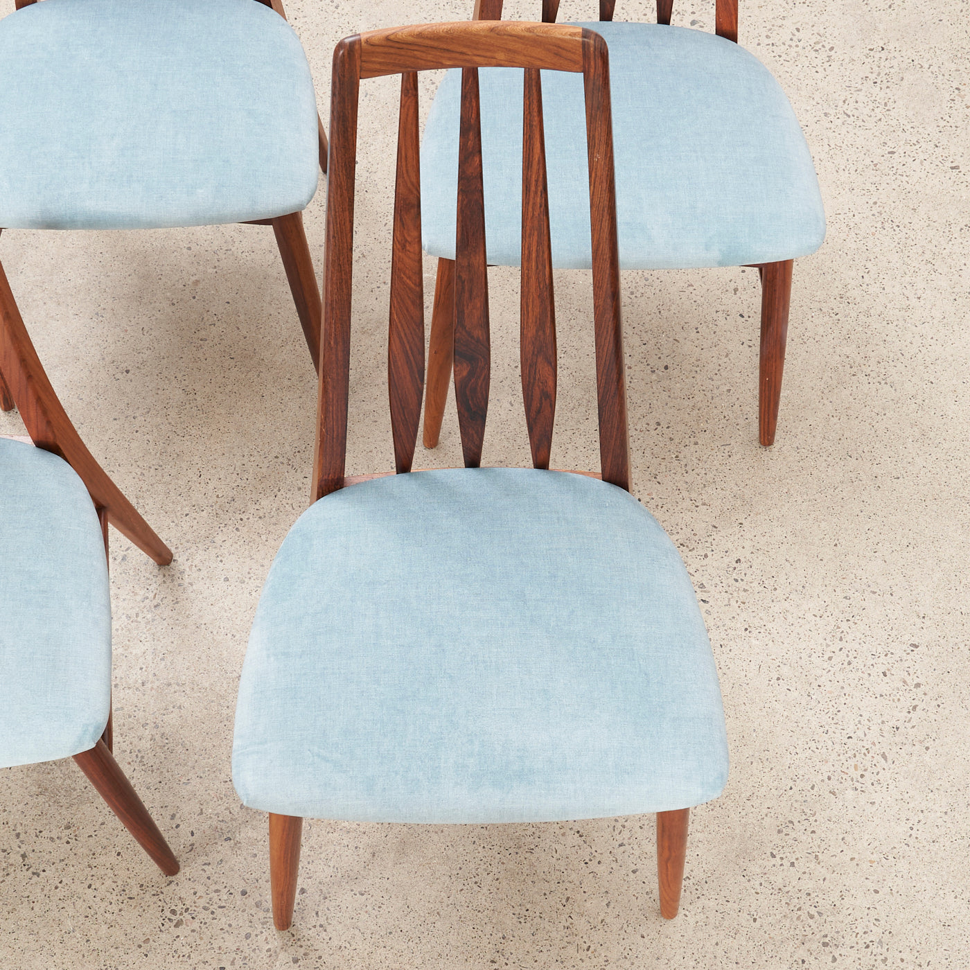 Set of 6 Rosewood 'Eva' Dining Chairs by Niels Koefoed, Denmark