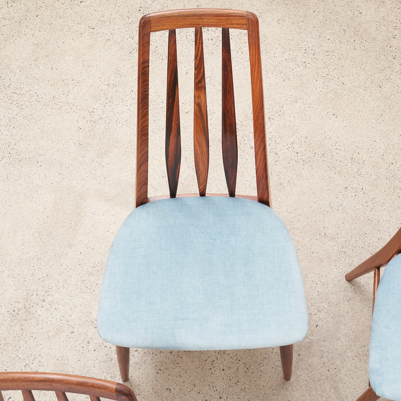 Set of 6 Rosewood 'Eva' Dining Chairs by Niels Koefoed, Denmark