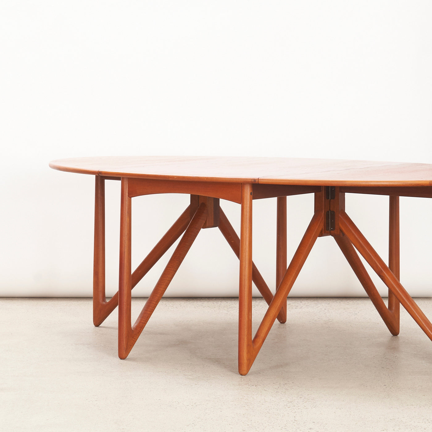 Teak Drop-Leaf Dining Table by Kurt Østervig for Jason Möbler, Denmark