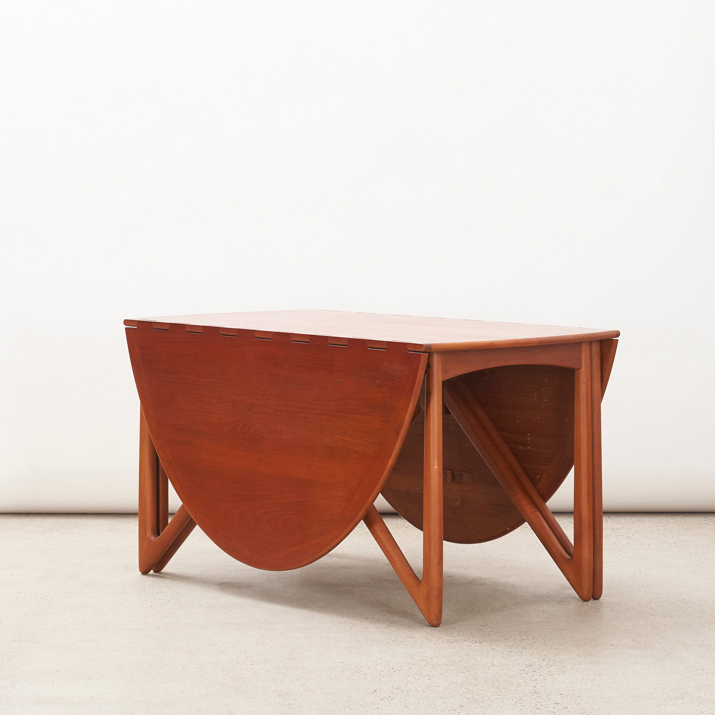 Teak Drop-Leaf Dining Table by Kurt Østervig for Jason Möbler, Denmark