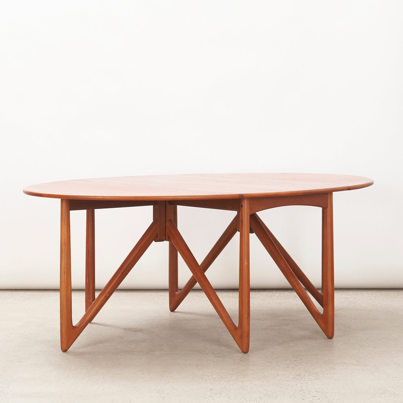 Teak Drop-Leaf Dining Table by Kurt Østervig for Jason Möbler, Denmark