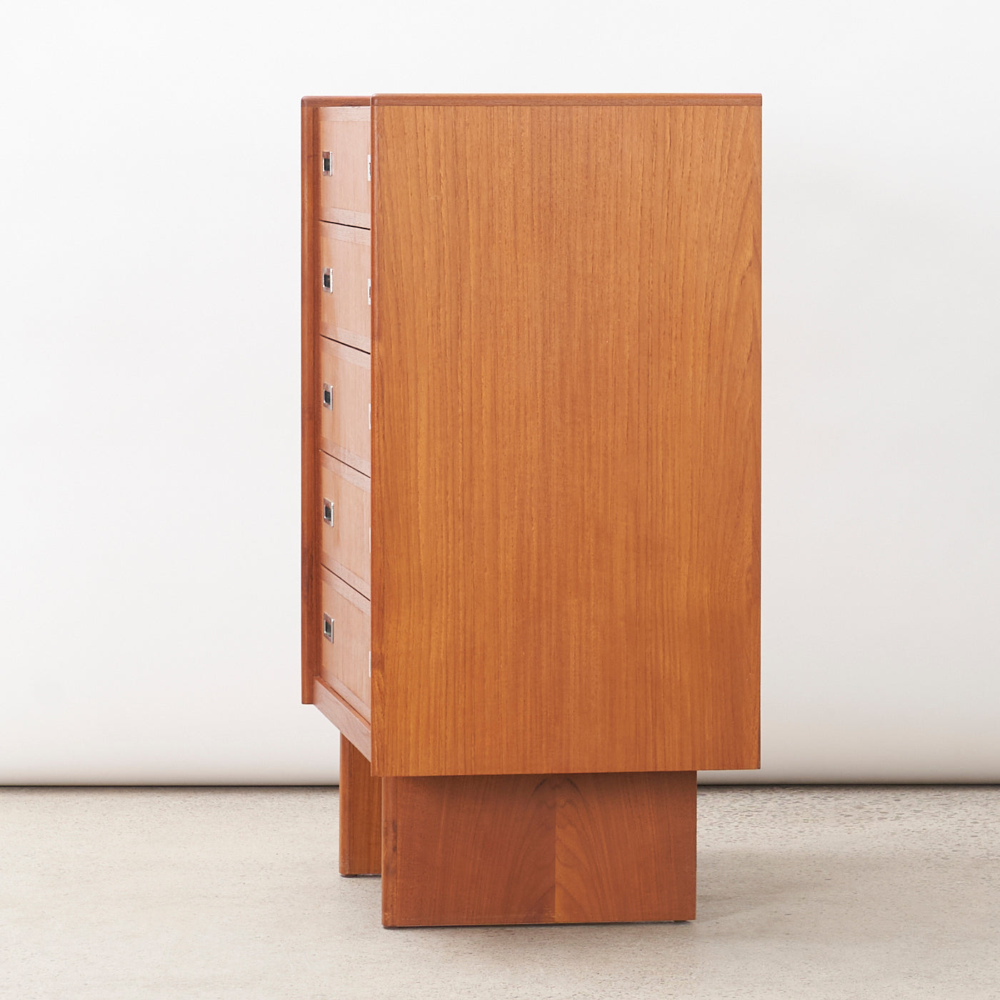 Teak 5 Drawer Dresser