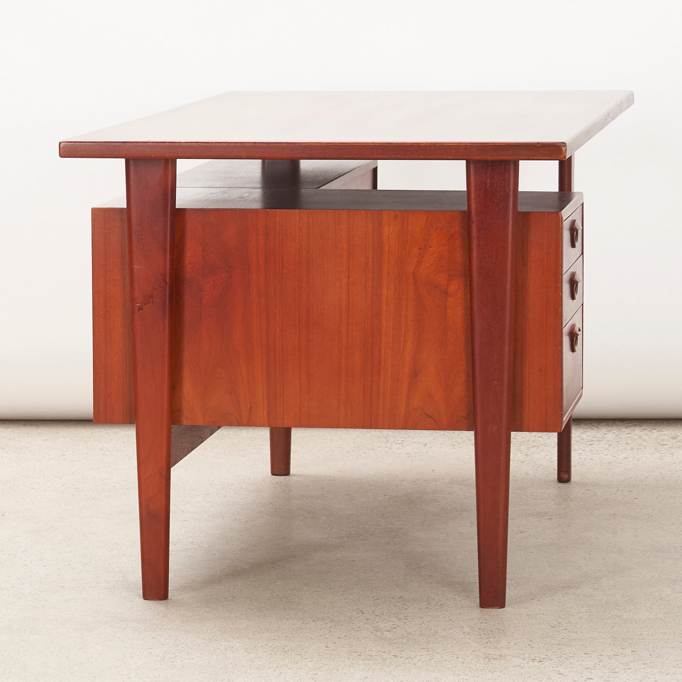 Teak Desk by Kai Kristiansen, Denmark