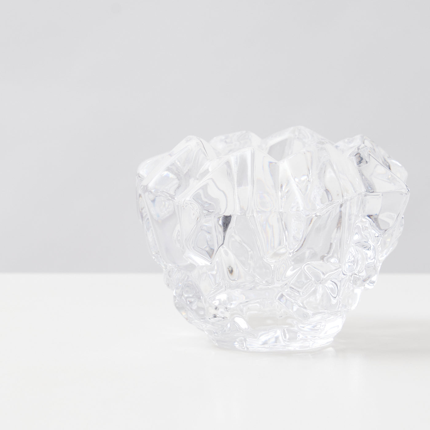 Small Glass Candle Holder by Goebel