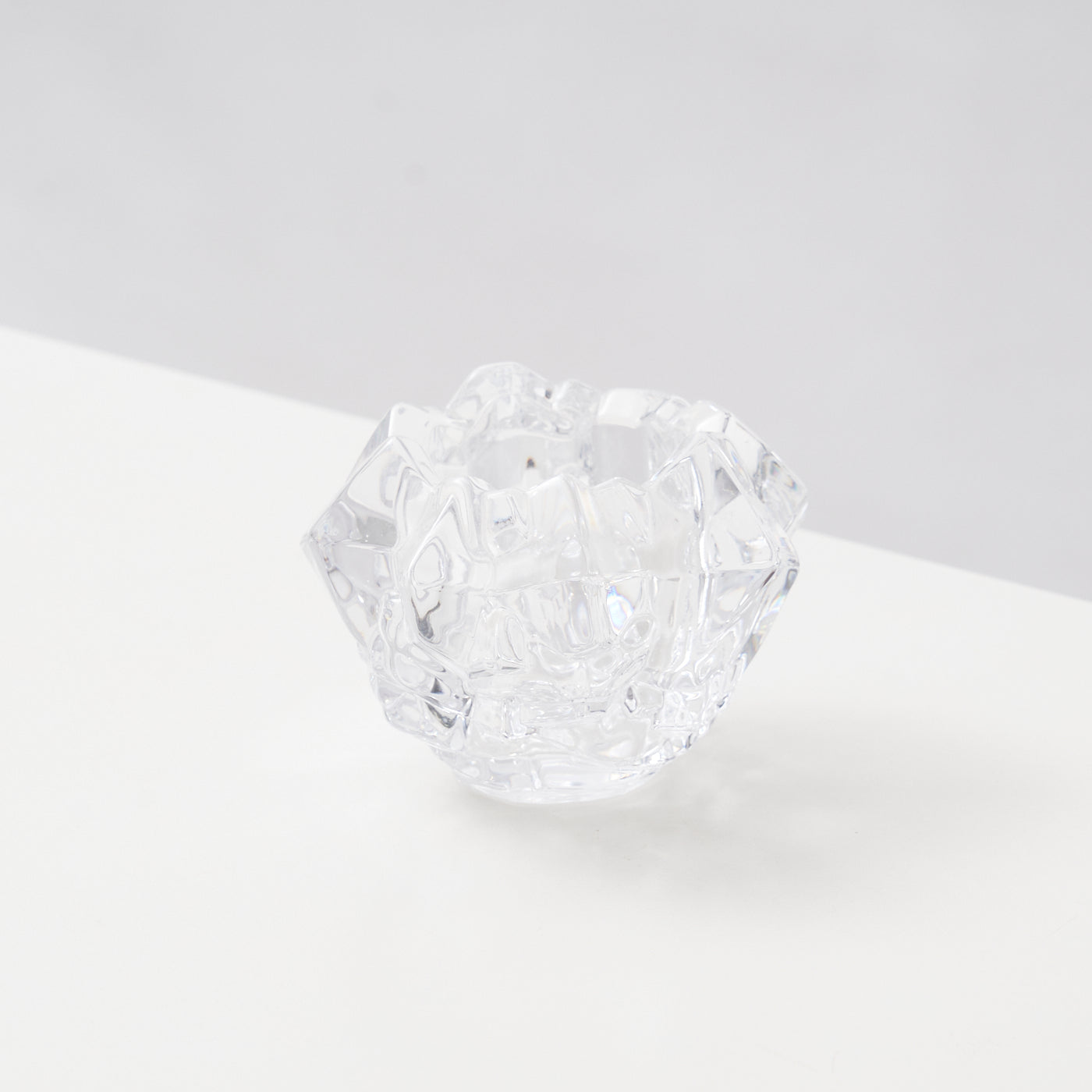 Small Glass Candle Holder by Goebel