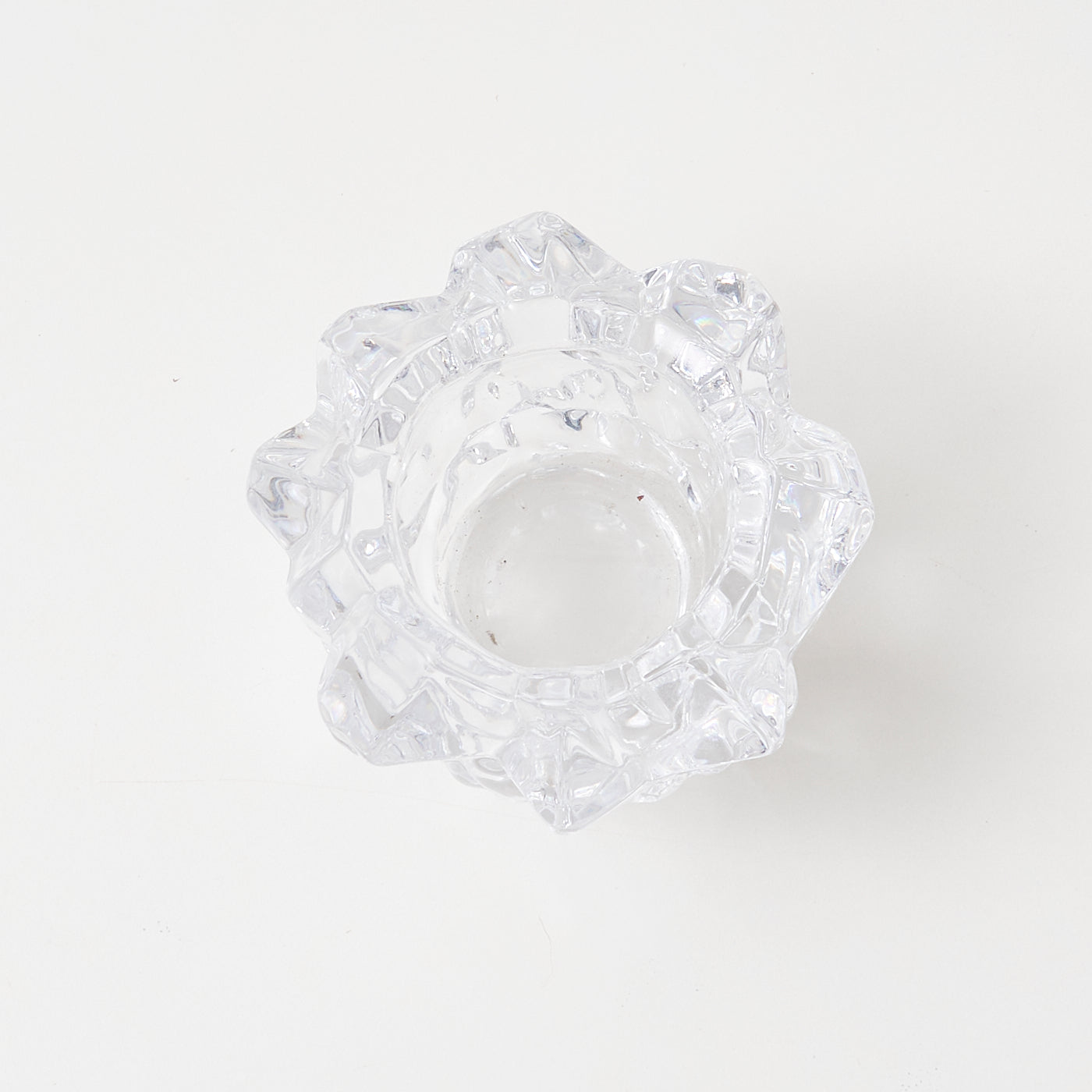 Small Glass Candle Holder by Goebel