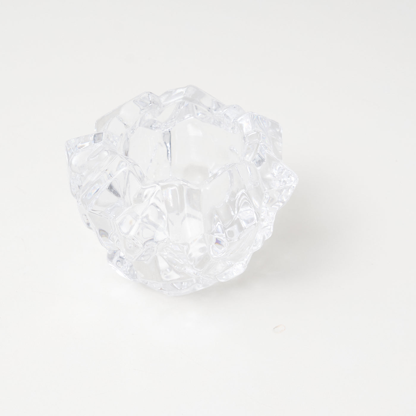 Small Glass Candle Holder by Goebel