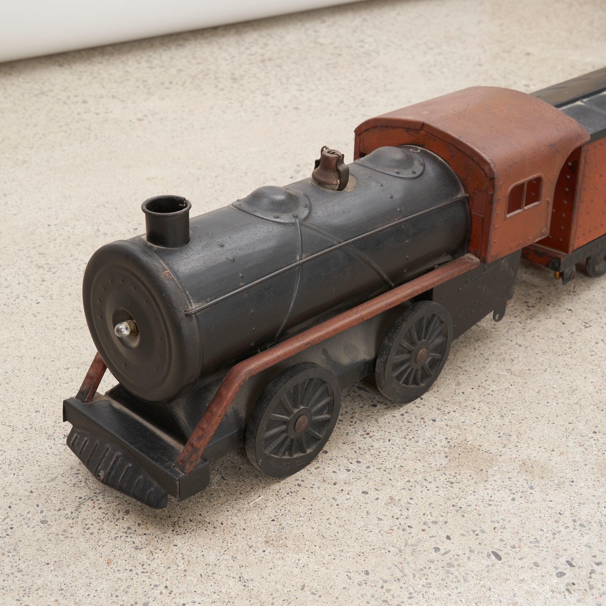 1930's 'Cor-Cor' Toy Train Set by Corcoran Mfg. Co.