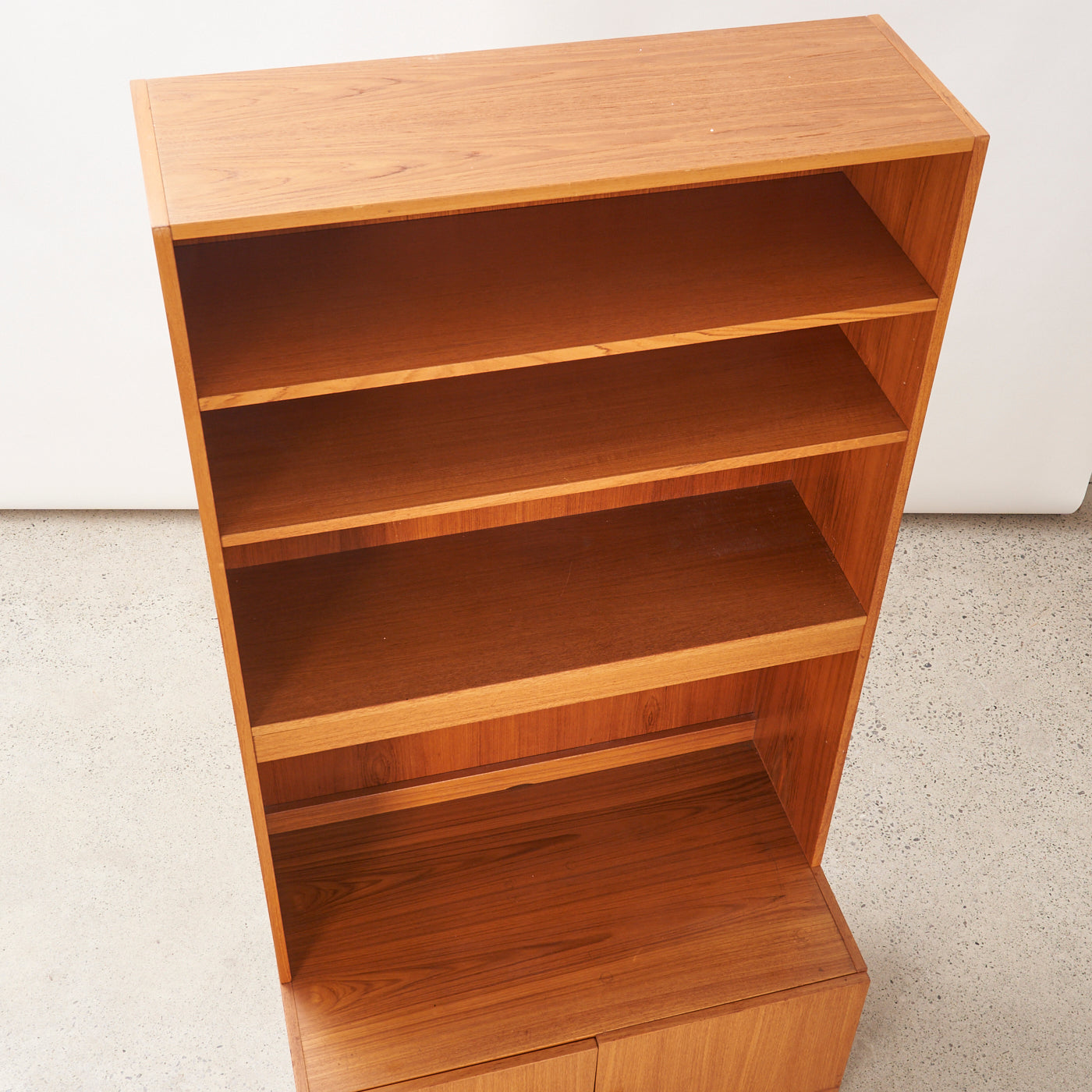 Teak Bookcase w/ Cabinet by Ejsing Møbelfabrik, Denmark