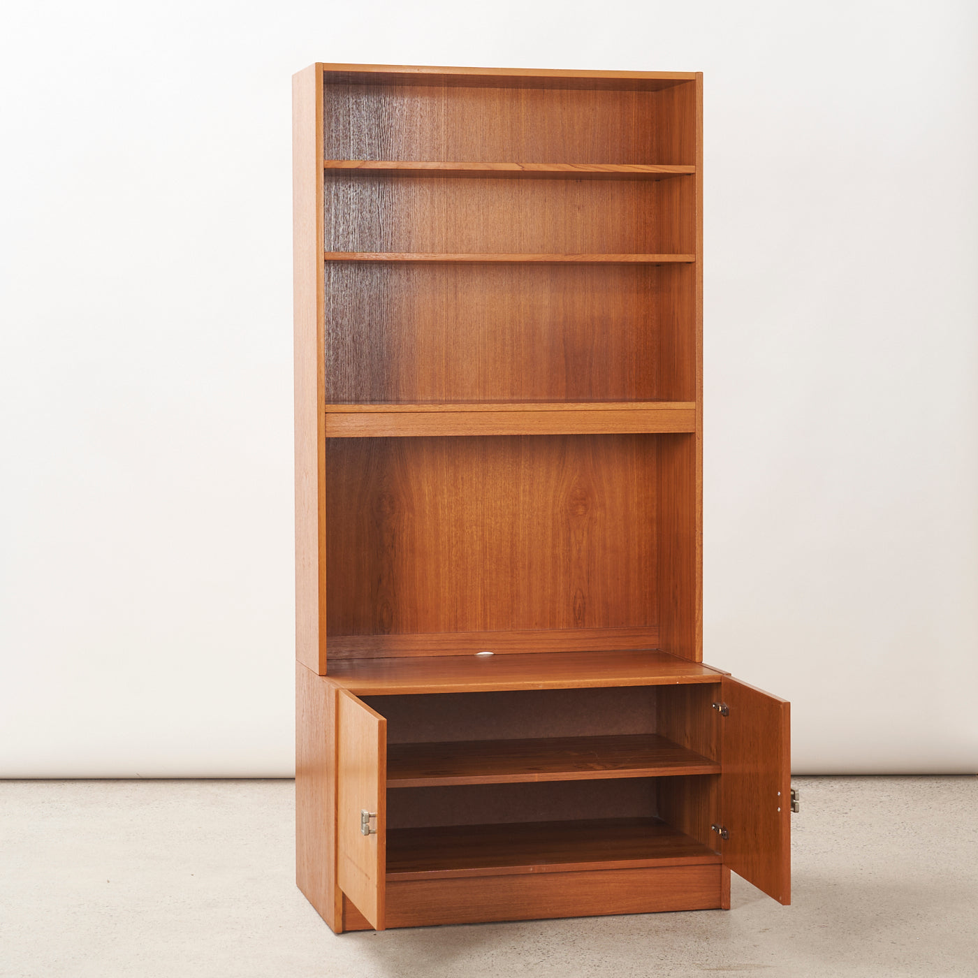 Teak Bookcase w/ Cabinet by Ejsing Møbelfabrik, Denmark