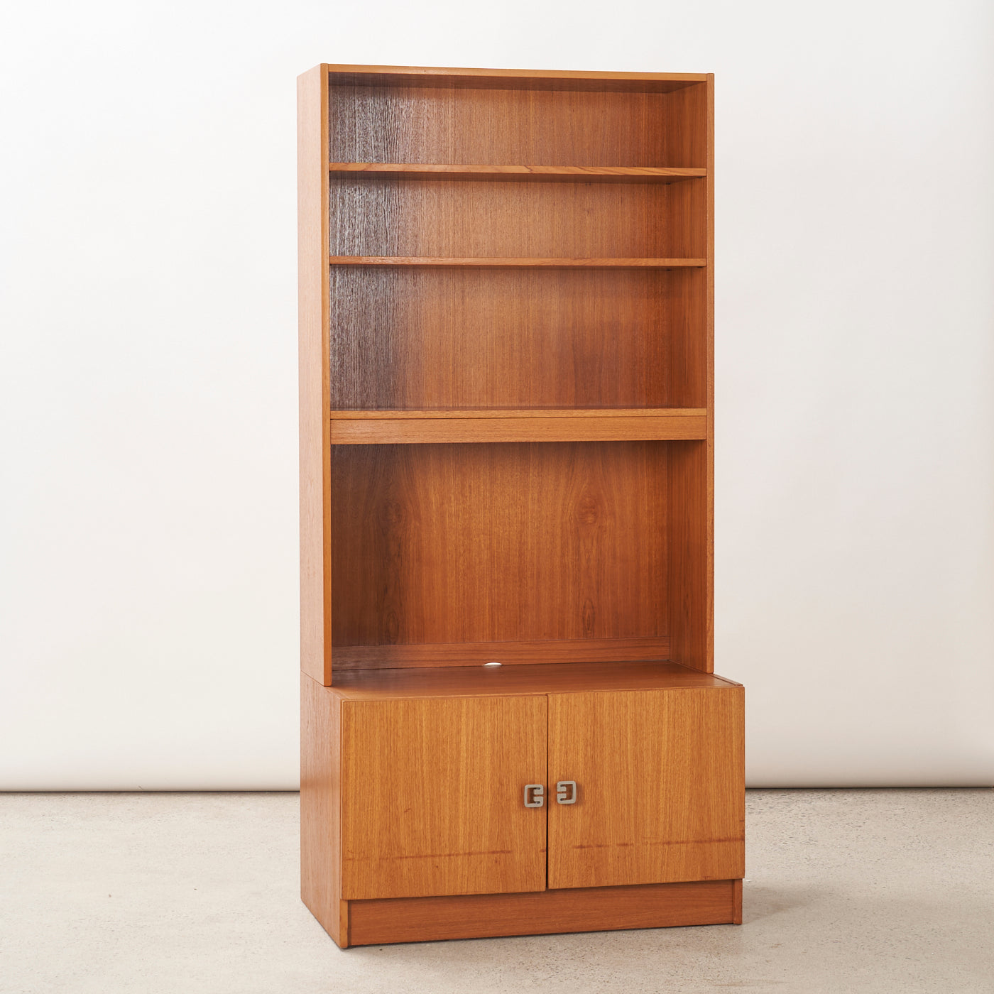 Teak Bookcase w/ Cabinet by Ejsing Møbelfabrik, Denmark