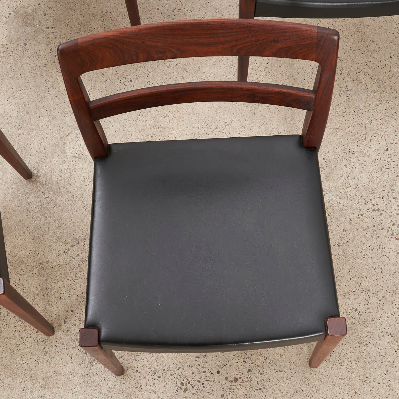 Set of 4 Rosewood Dining Chairs by Troeds, Sweden