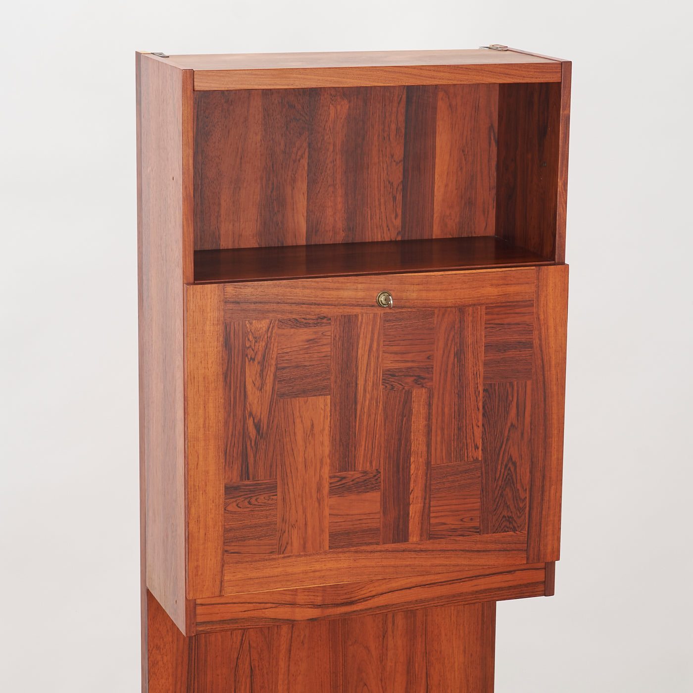 Rosewood Wall Unit w/ Bar by Nils Jonsson for Troeds, Sweden