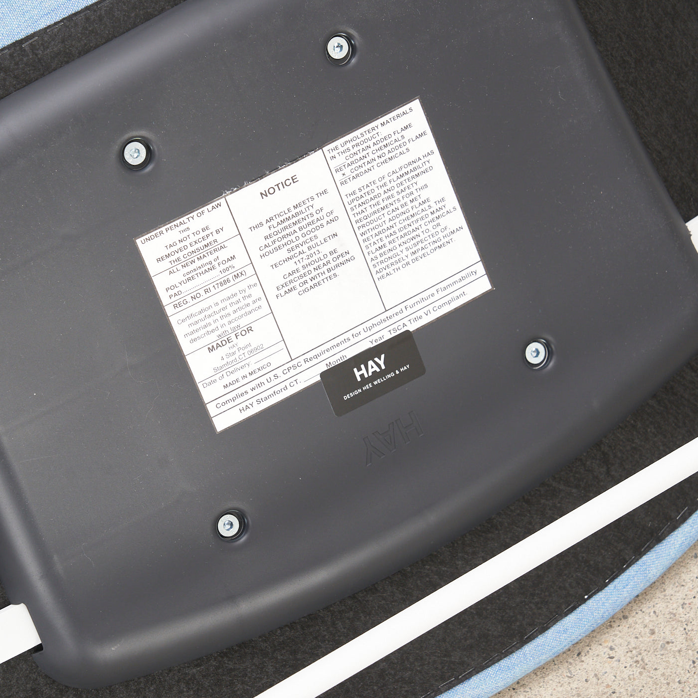 'About A' Upholstered Side Chair by HAY, Denmark