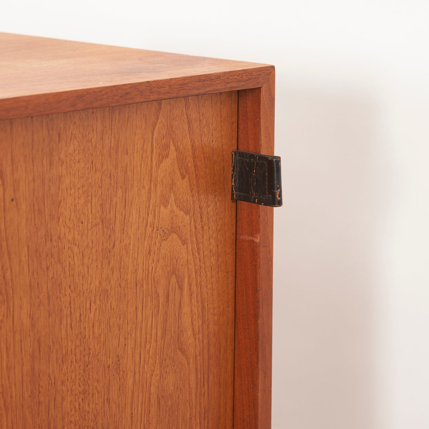 Walnut & Chrome Cabinet by Knoll