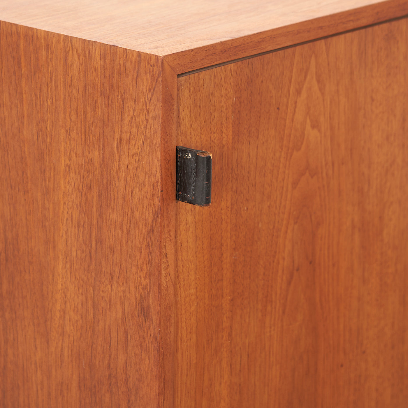 Walnut & Chrome Cabinet by Knoll