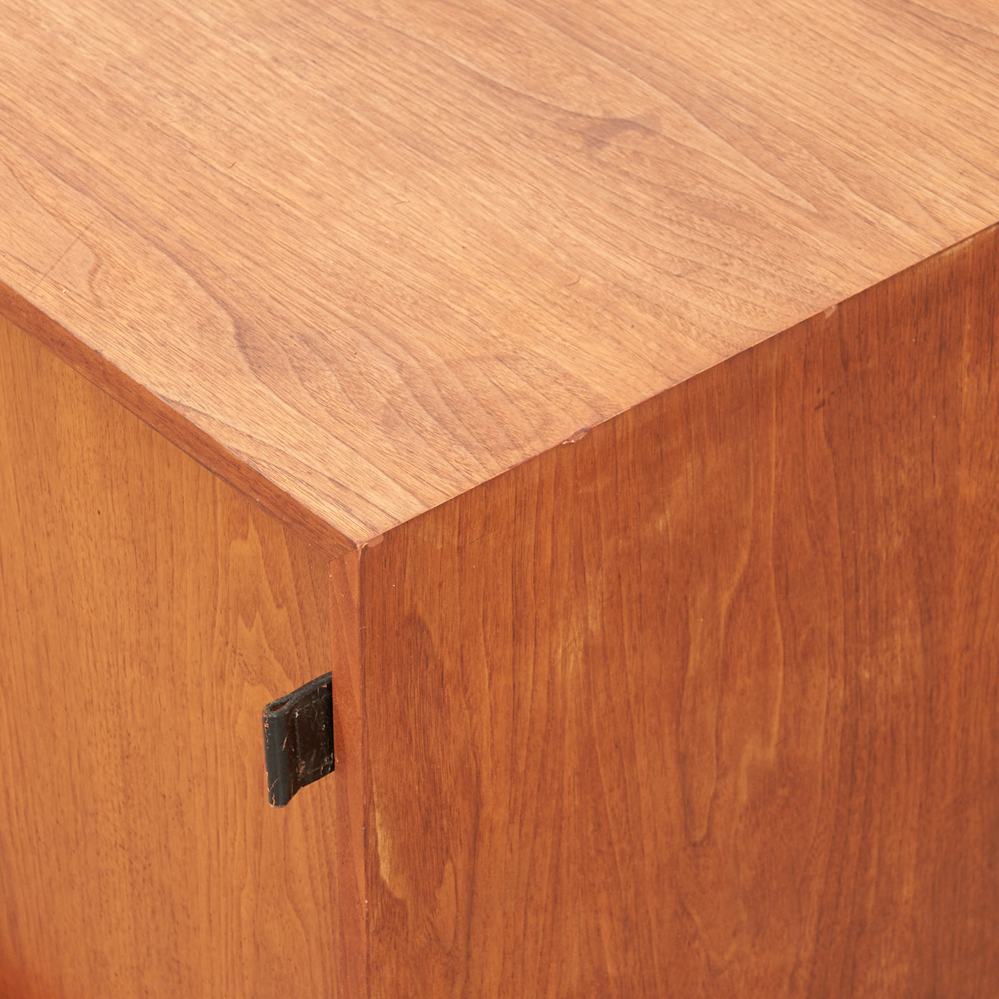 Walnut & Chrome Cabinet by Knoll