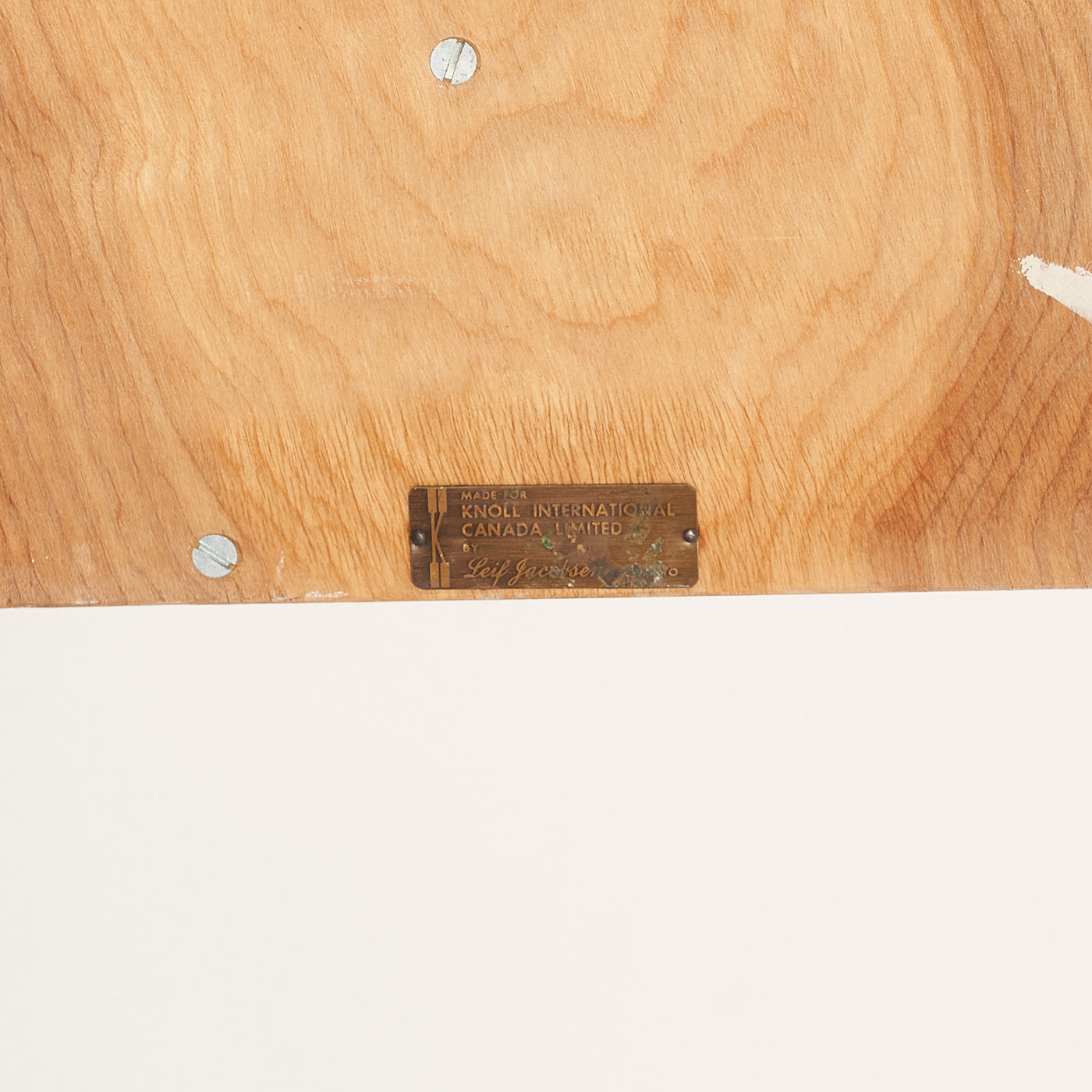 Walnut & Chrome Cabinet by Knoll