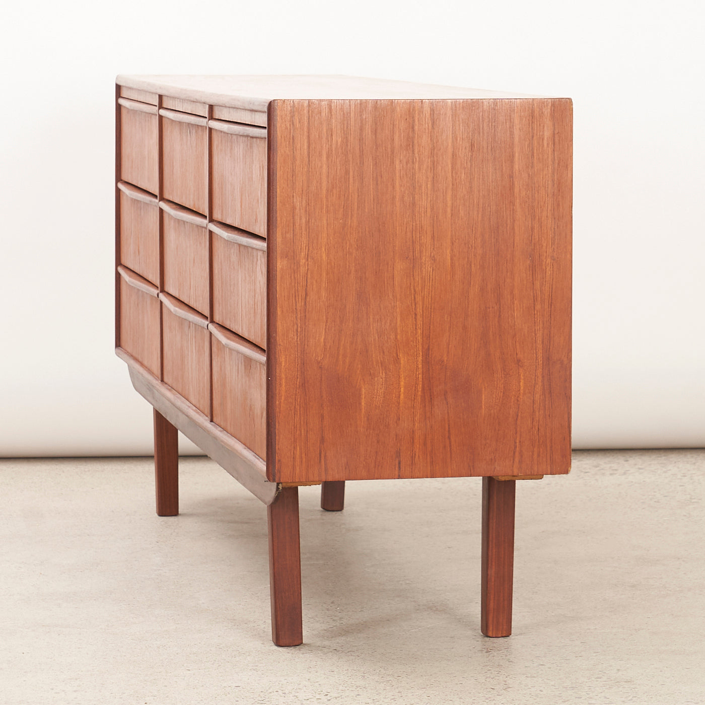 Teak 9 Drawer Dresser