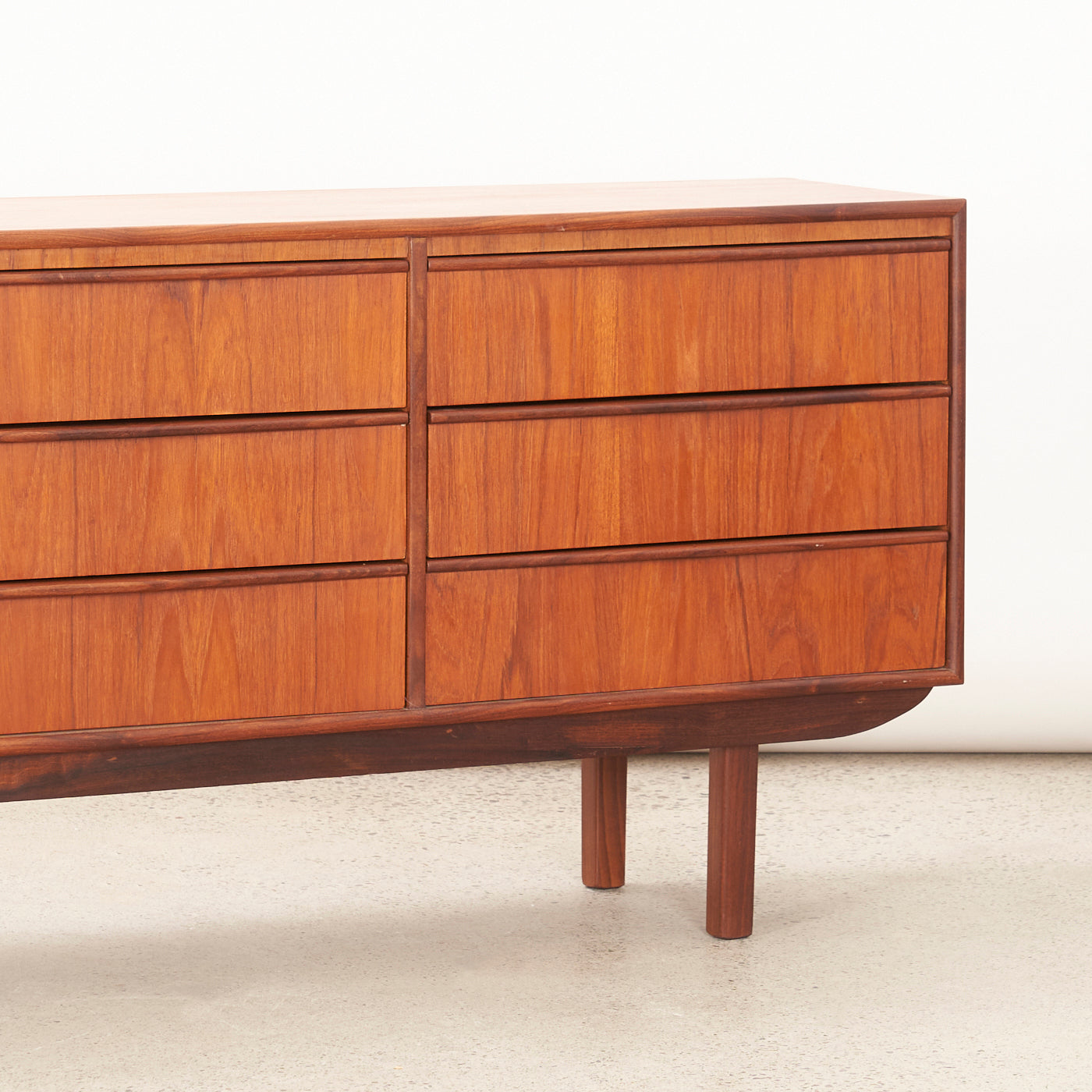 Teak 9 Drawer Dresser