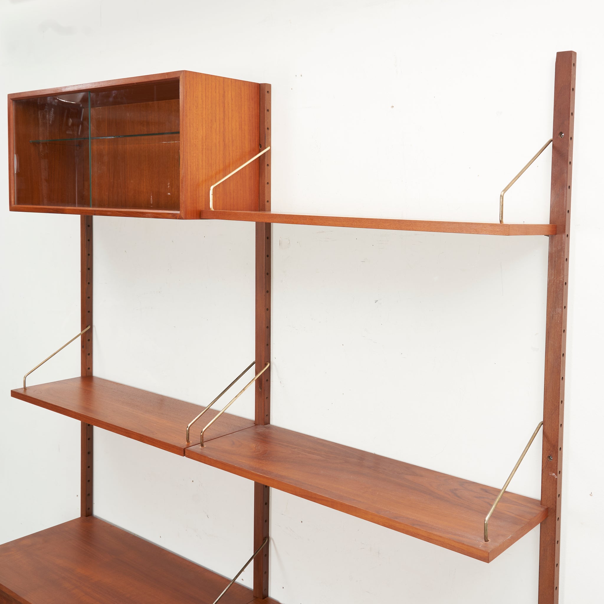 Teak Modular Wall Unit by Poul Cadovious