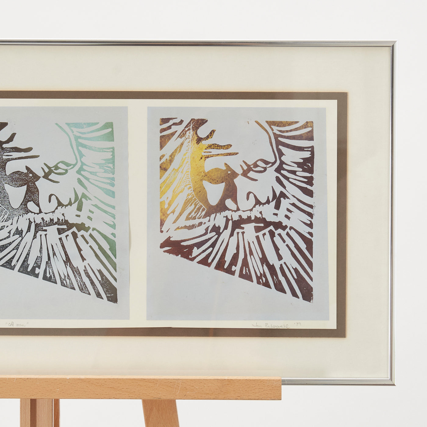 Signed Screenprint 'Old Man'