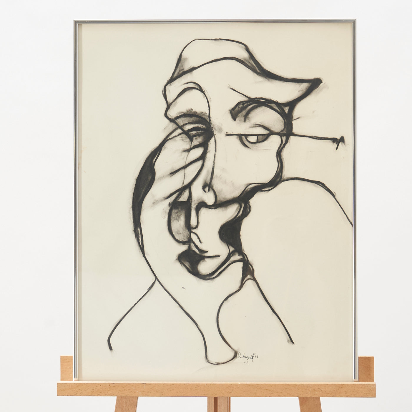 Signed Figural Abstract