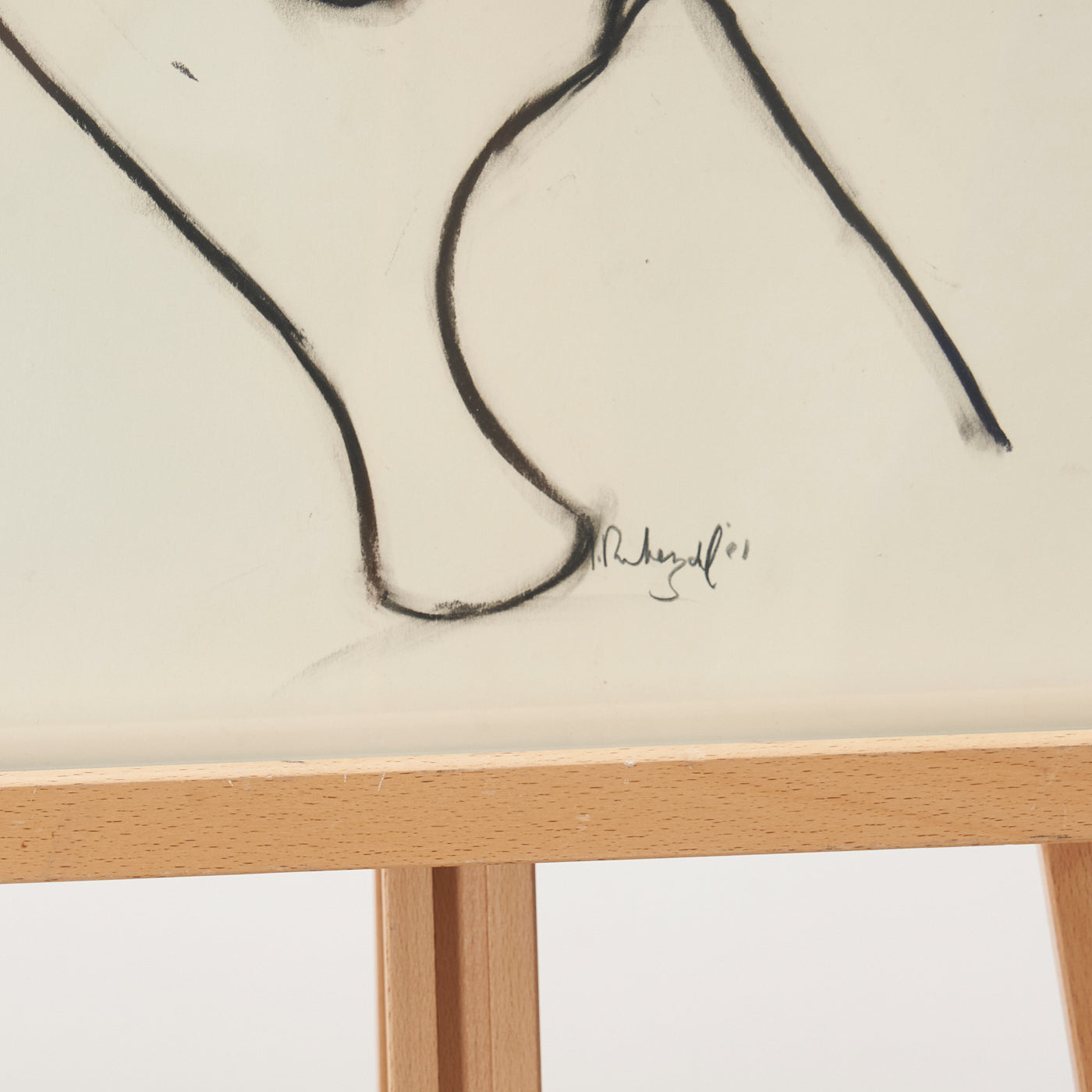 Signed Figural Abstract