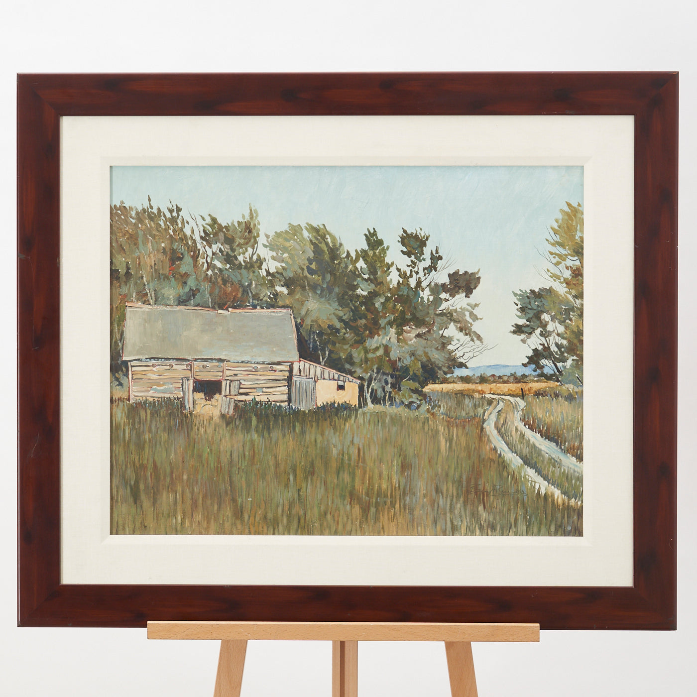 Signed Landscape Painting