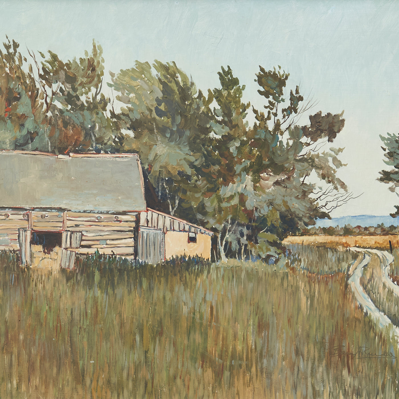 Signed Landscape Painting