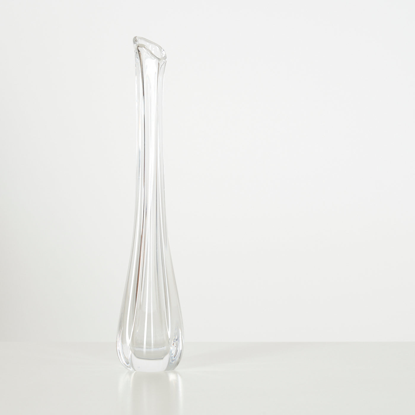 Swung Art Glass Vase by Orrefors, Sweden