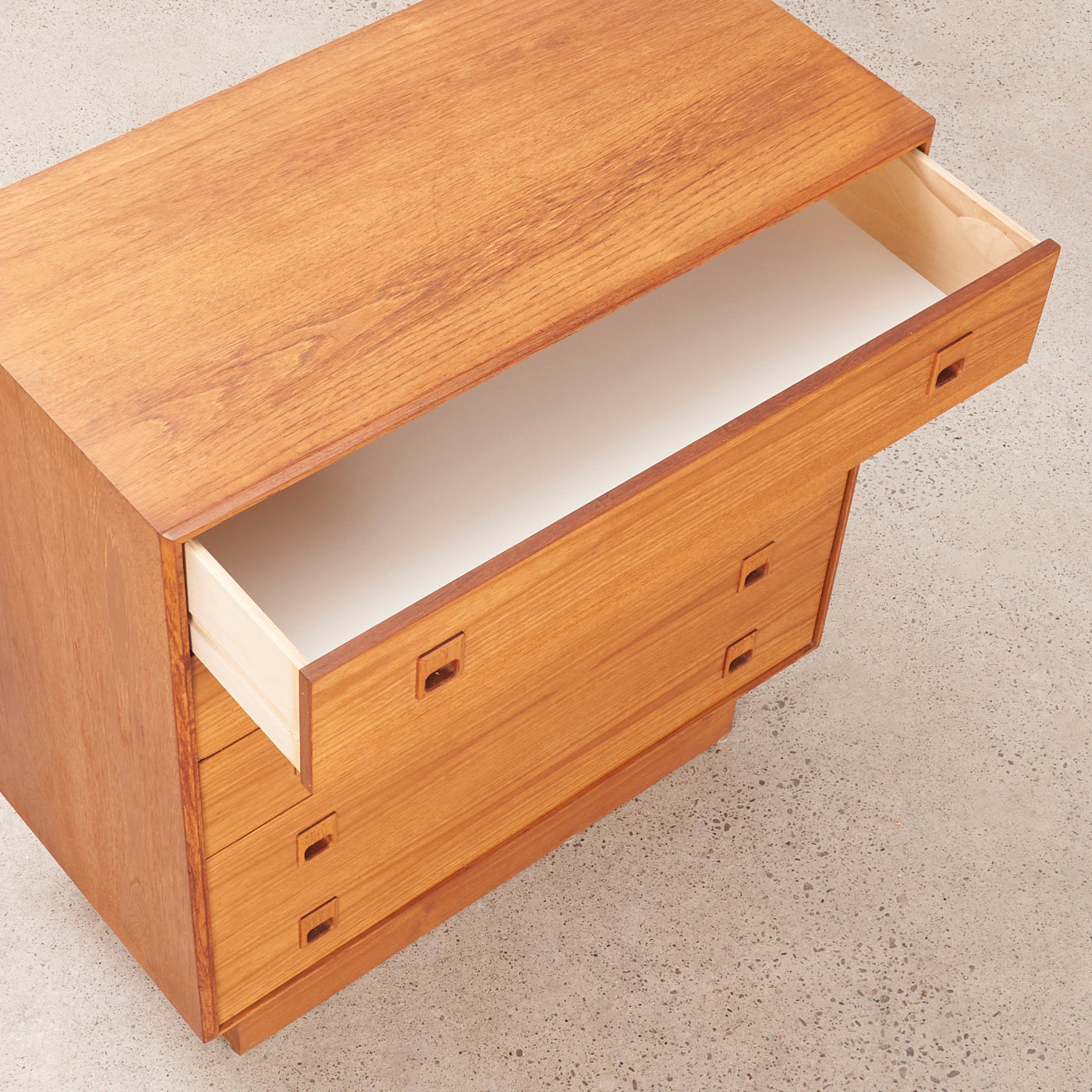 Teak 5 Drawer Dresser