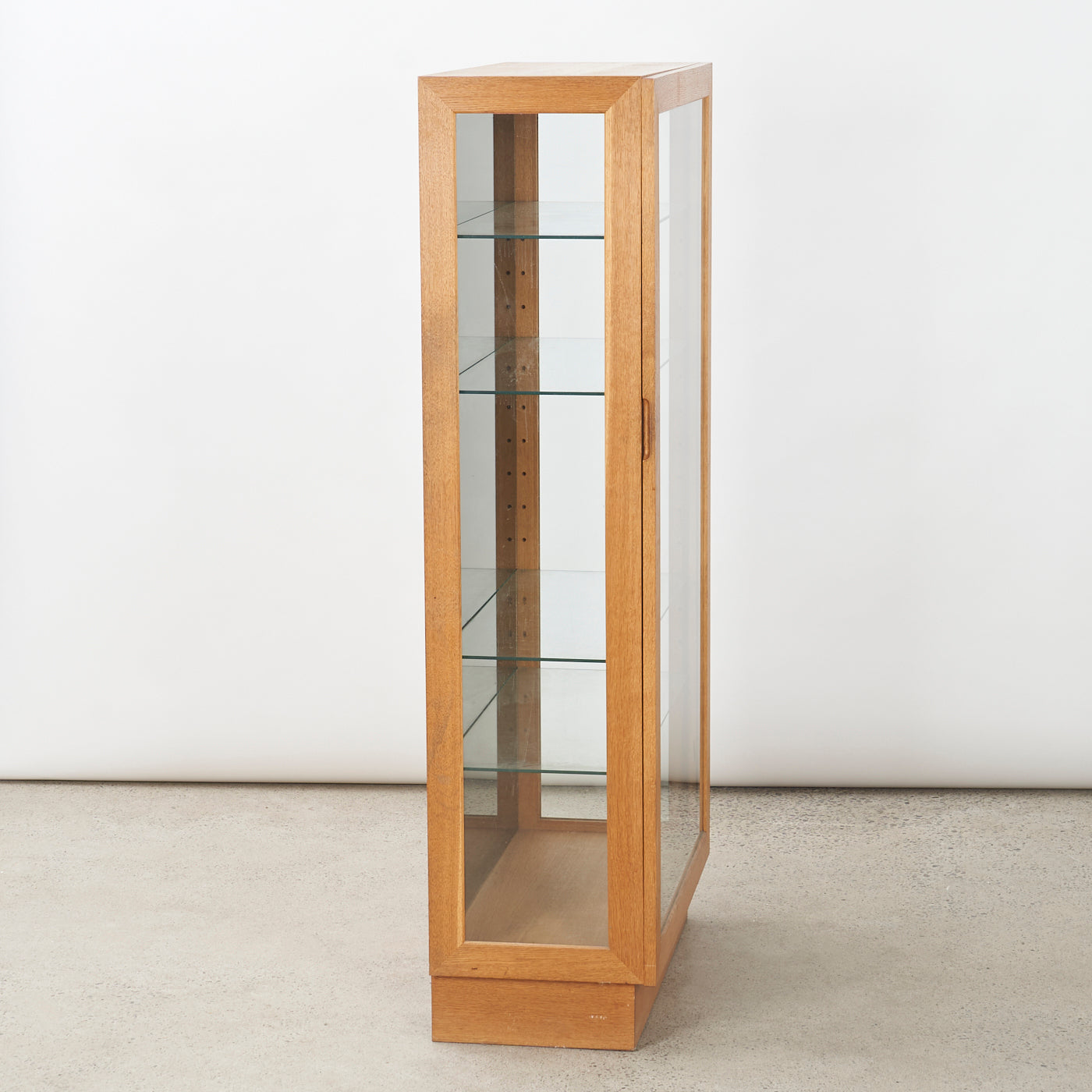 Oak Display Cabinet