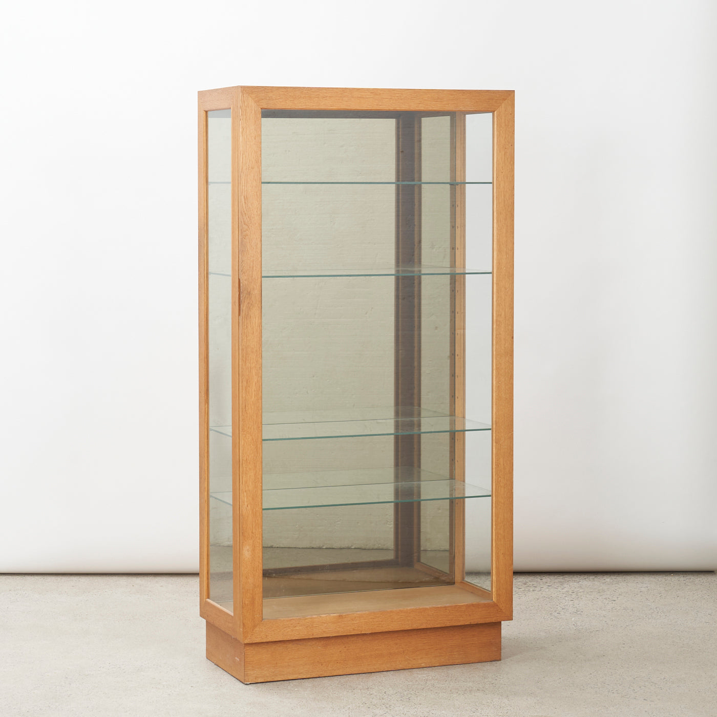 Oak Display Cabinet