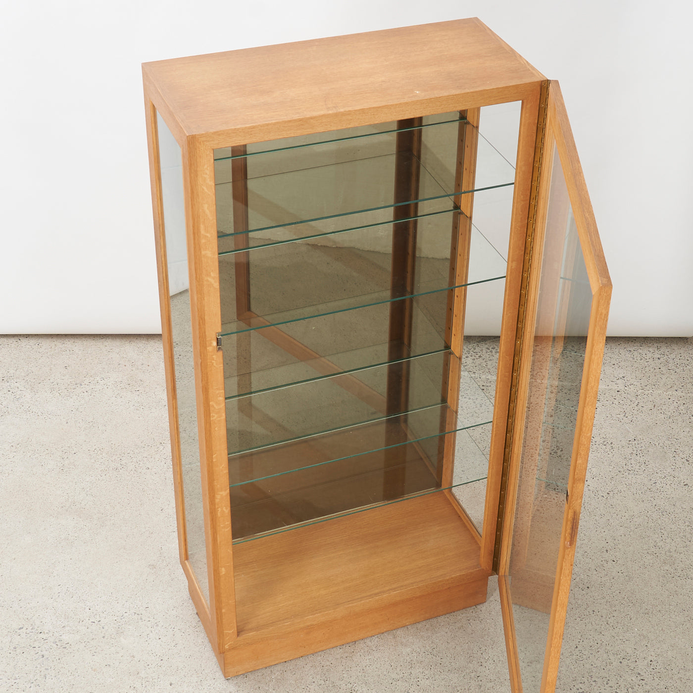 Oak Display Cabinet