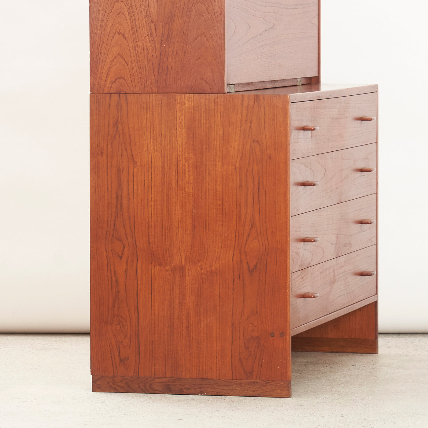 Teak Bookshelf w/ Secretary By Hans Wegner for RY Møbler, Denmark