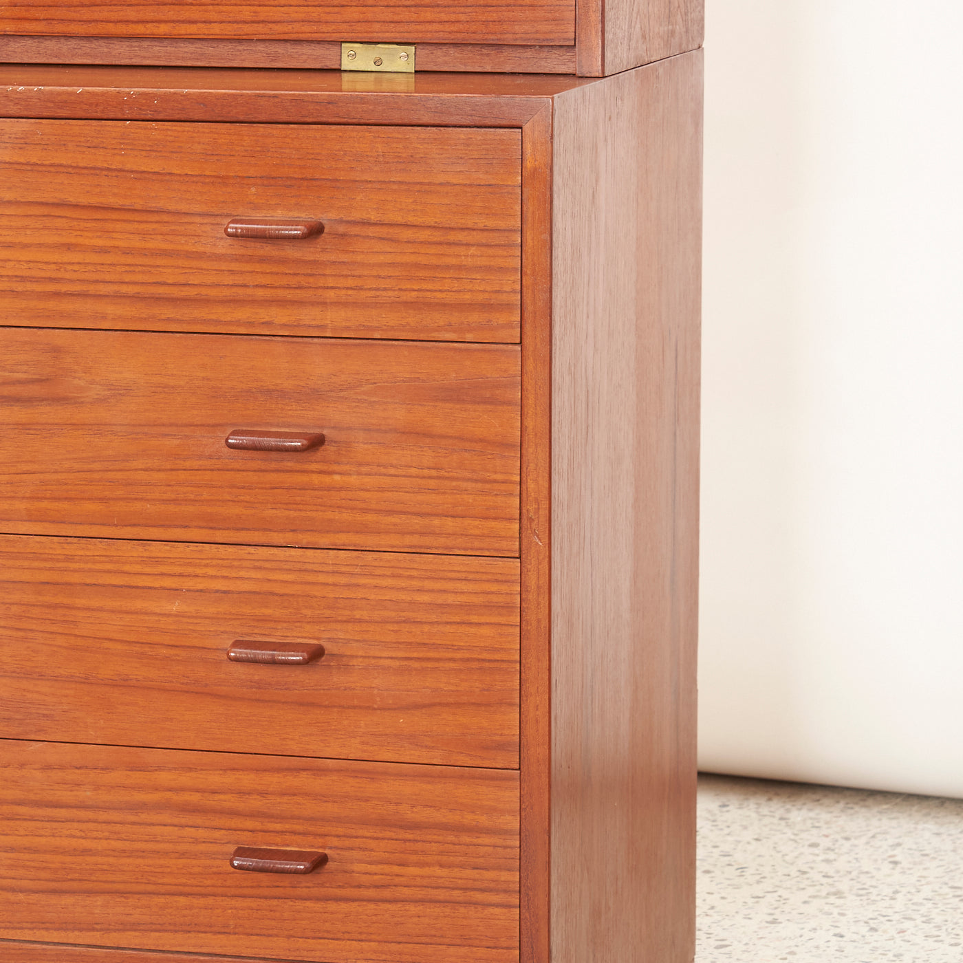 Teak Bookshelf w/ Secretary By Hans Wegner for RY Møbler, Denmark