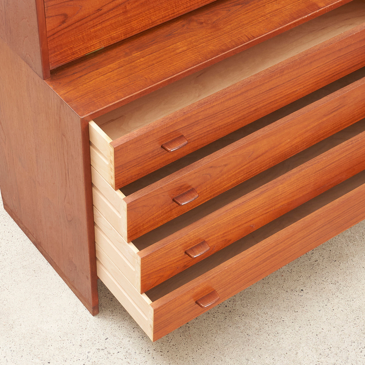 Teak Bookshelf w/ Secretary By Hans Wegner for RY Møbler, Denmark