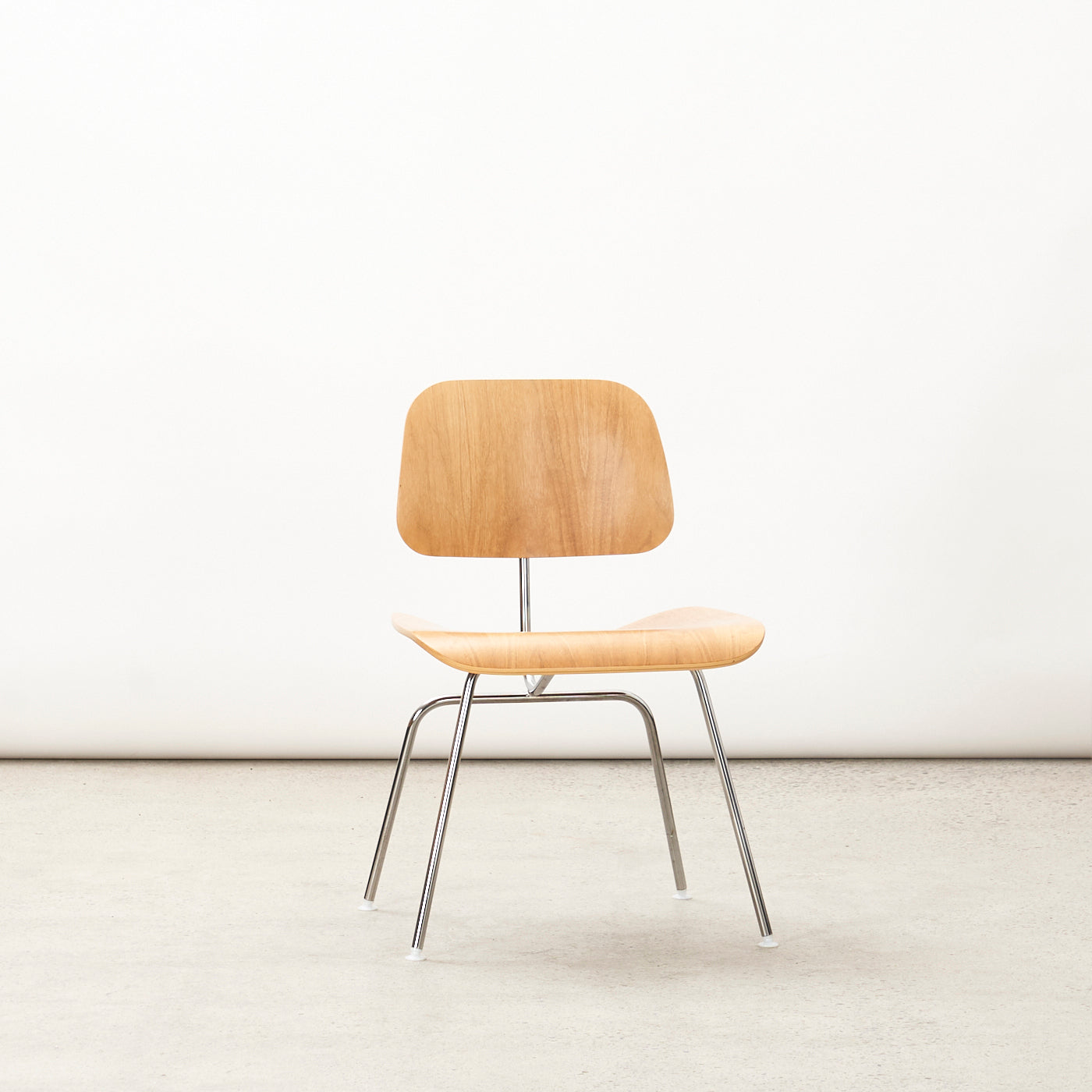 Set of 4 Walnut Eames DCM for Herman Miller