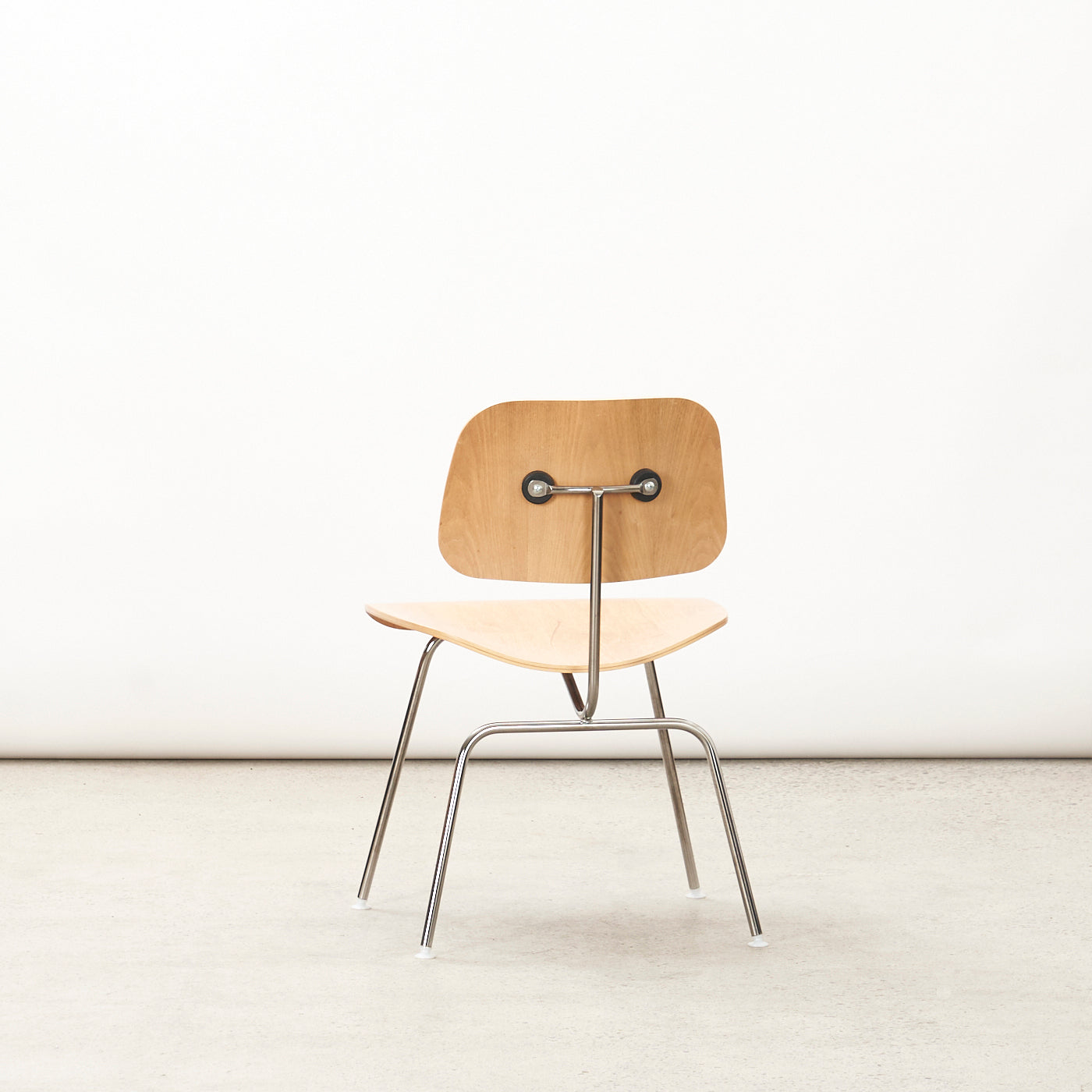 Set of 4 Walnut Eames DCM for Herman Miller