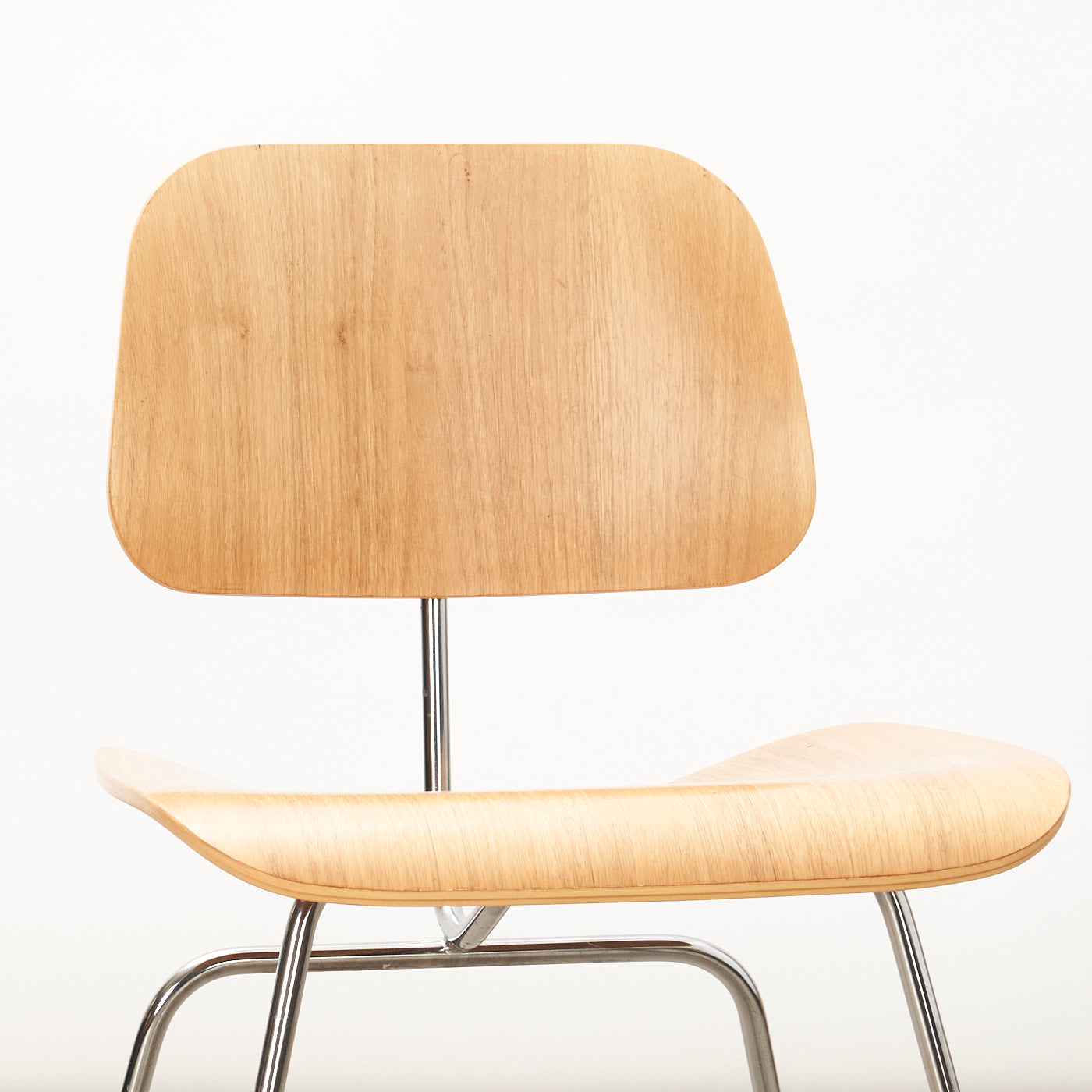 Set of 4 Walnut Eames DCM for Herman Miller