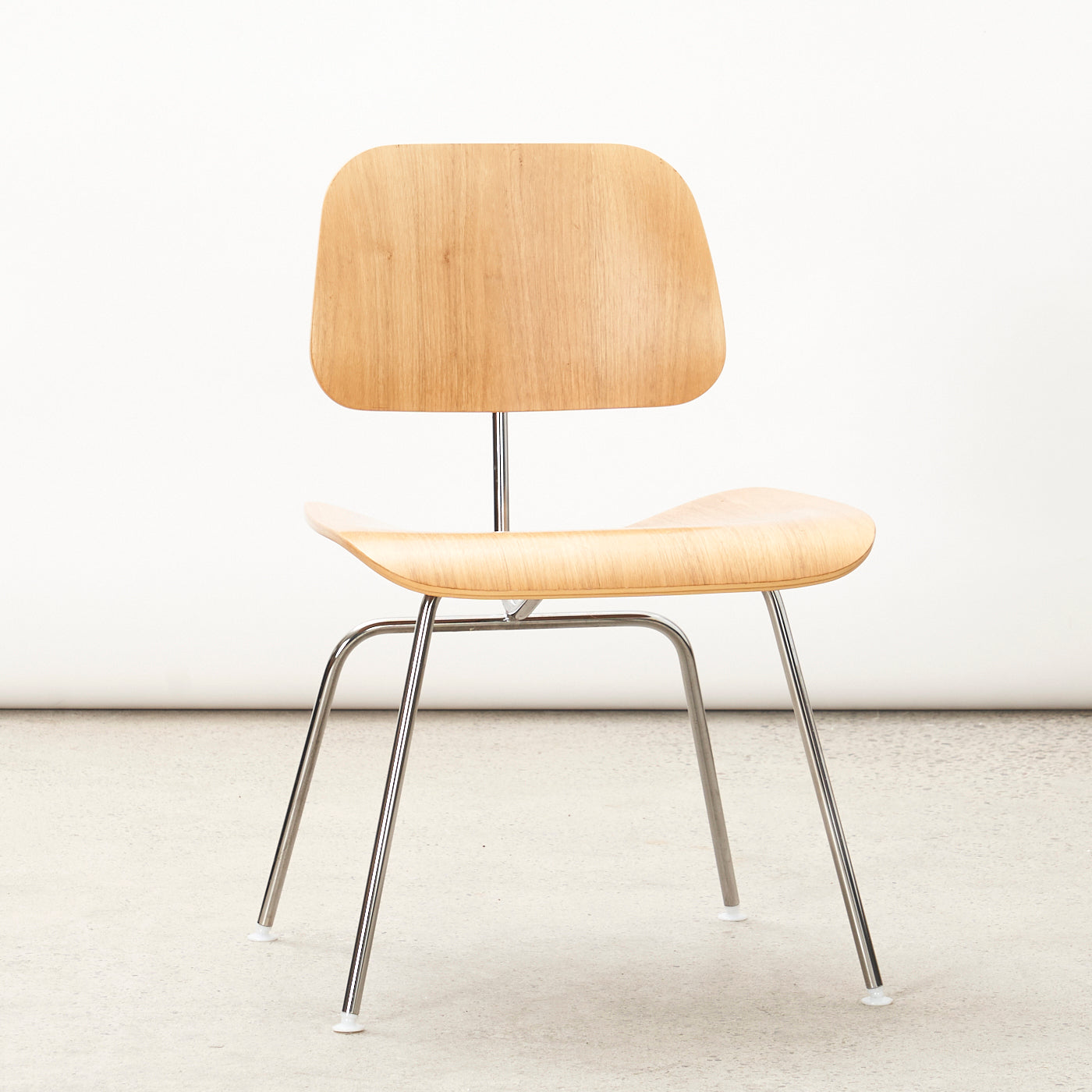 Set of 4 Walnut Eames DCM for Herman Miller
