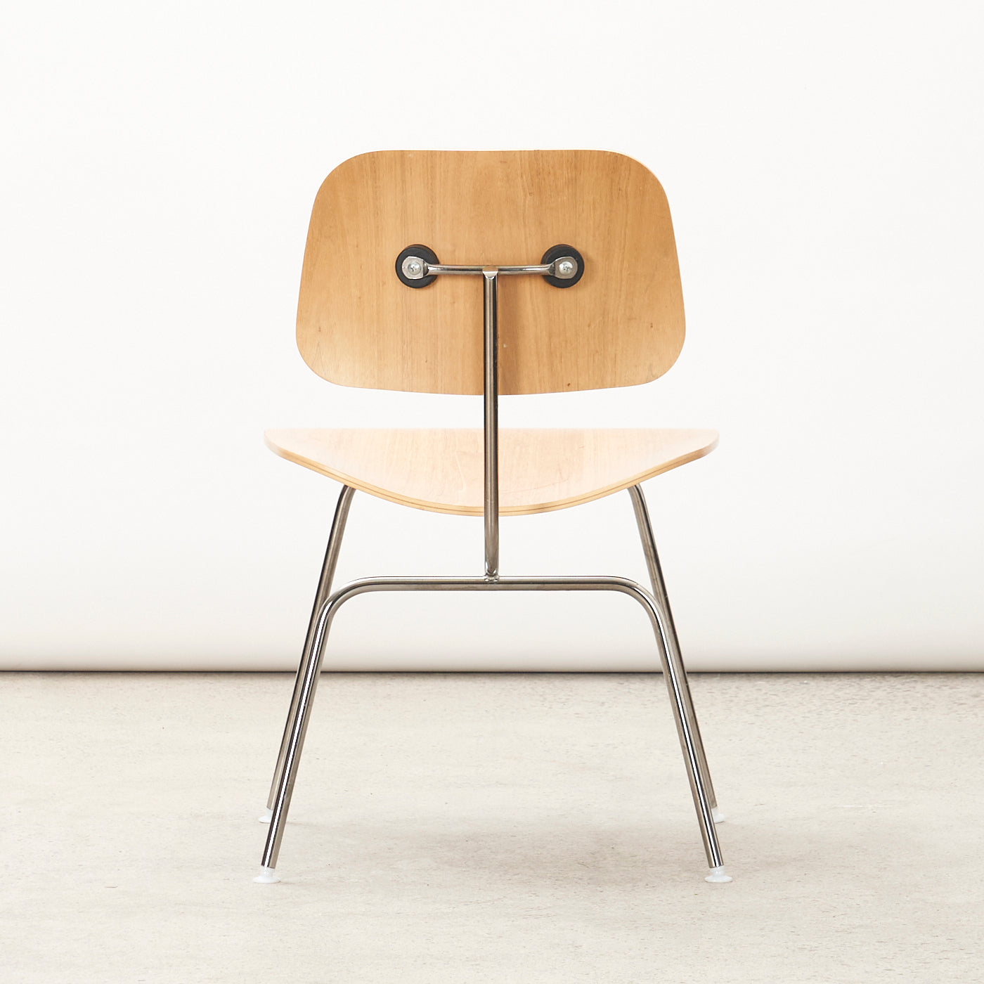 Set of 4 Walnut Eames DCM for Herman Miller