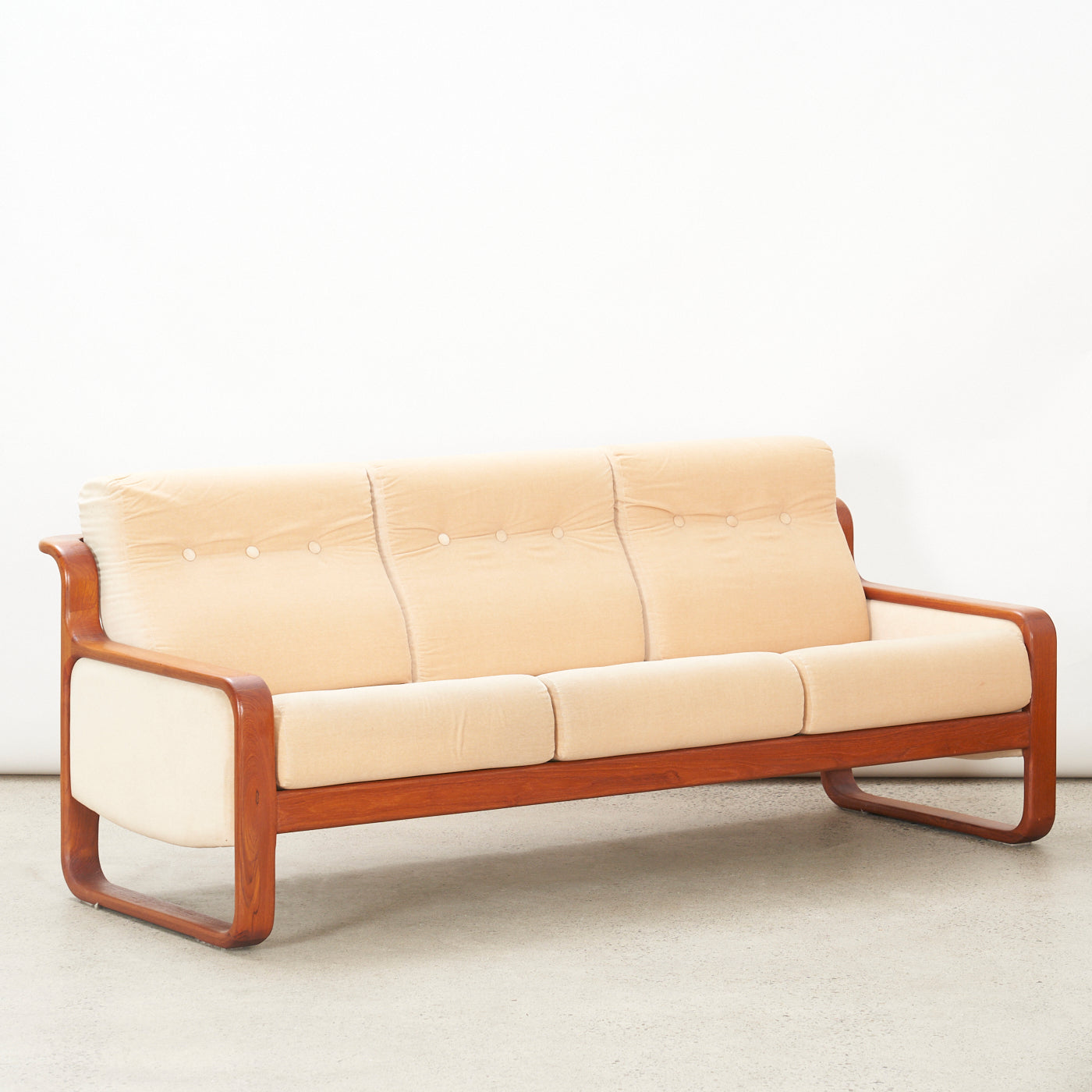 Teak 3 Seater Sofa