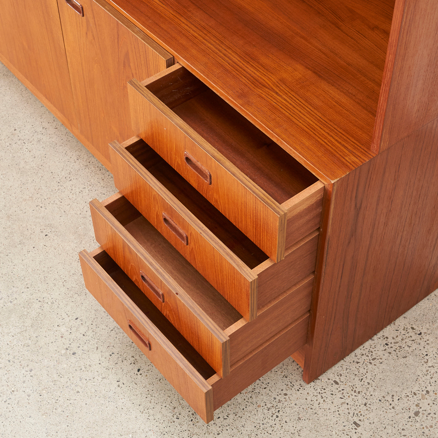 Teak Wall Unit