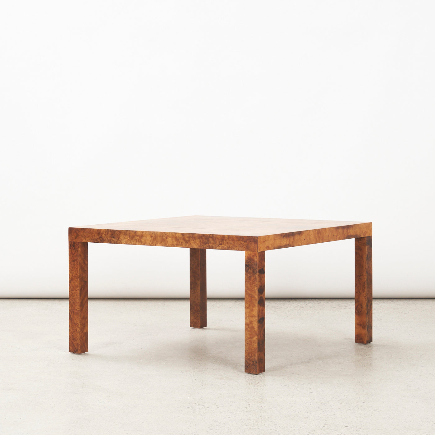 Square Burl Coffee Table by Directional