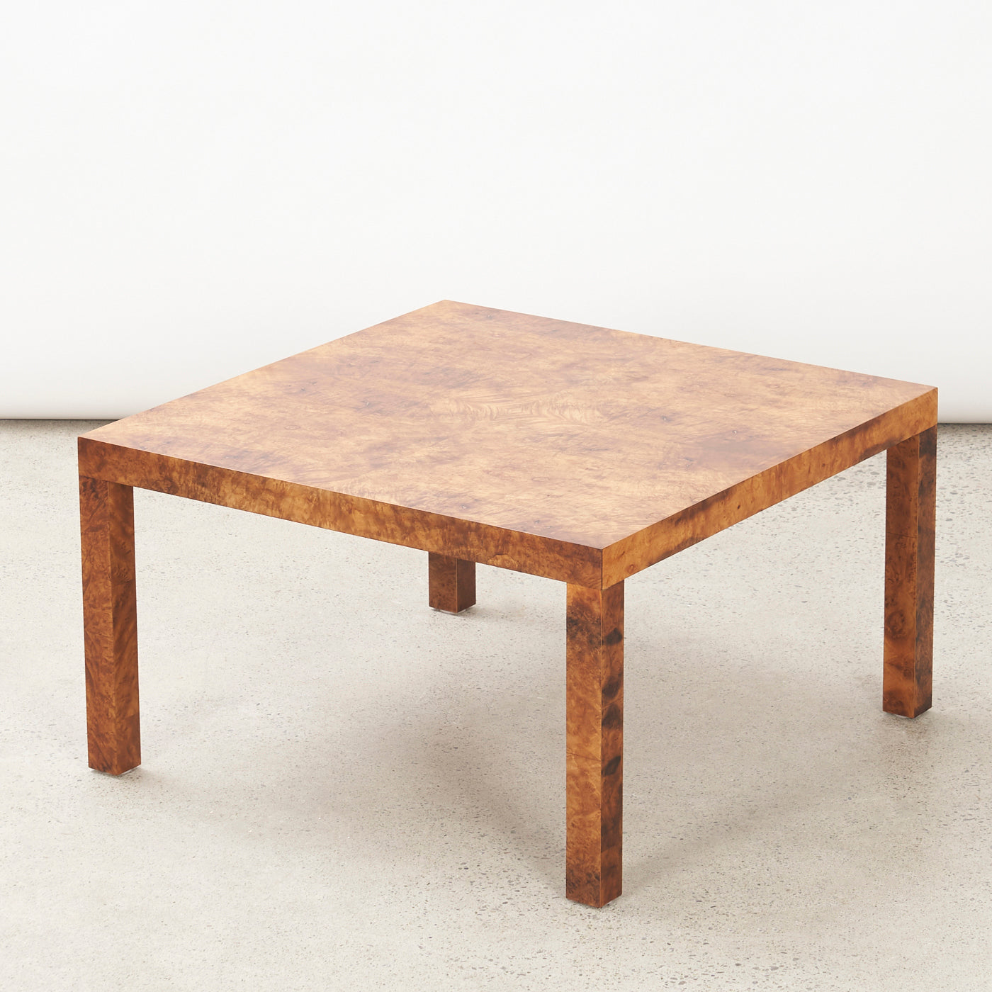 Square Burl Coffee Table by Directional